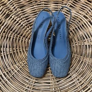 Katy Perry Collections Navy Espadrille Slingbacks